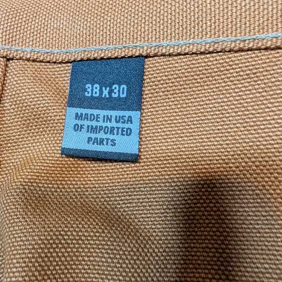 Carhartt Men's Loose Fit Double Front Carpenter Work Pants 38x30 - Picture 9 of 16